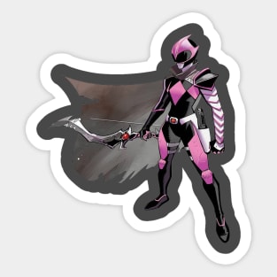 Pink rangers Sticker